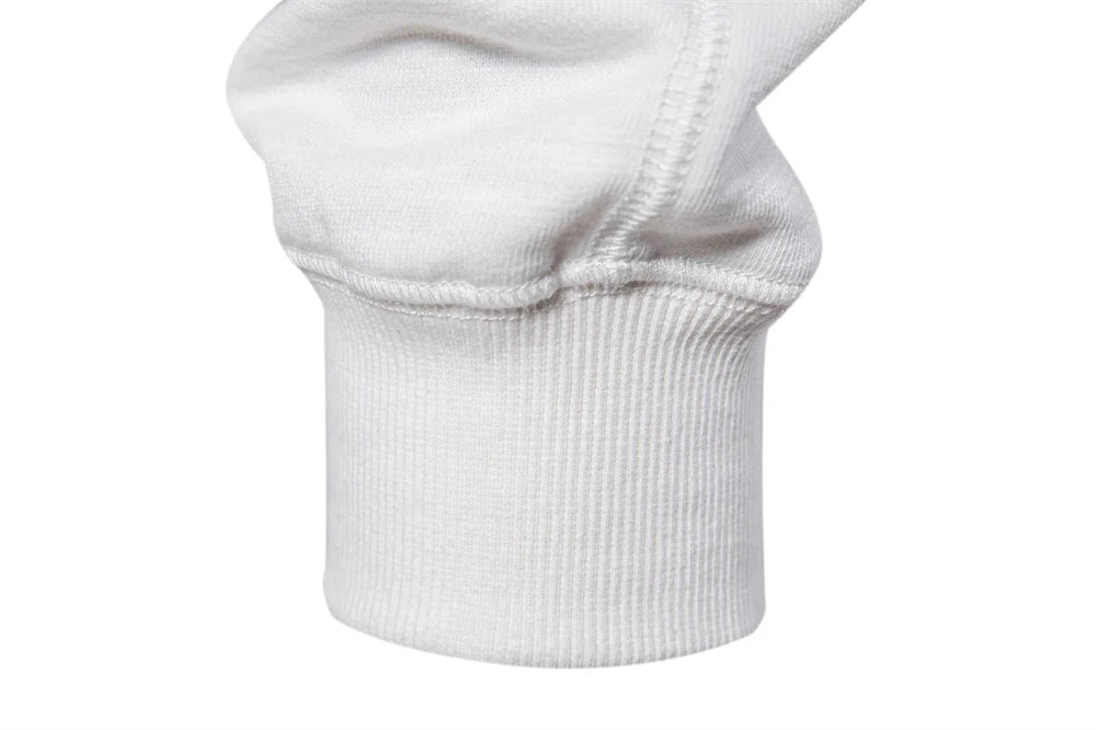 2024 New Spring Cotton Blend Sweatshirt for Men Casual Sport Design Round Neck Pullover Men