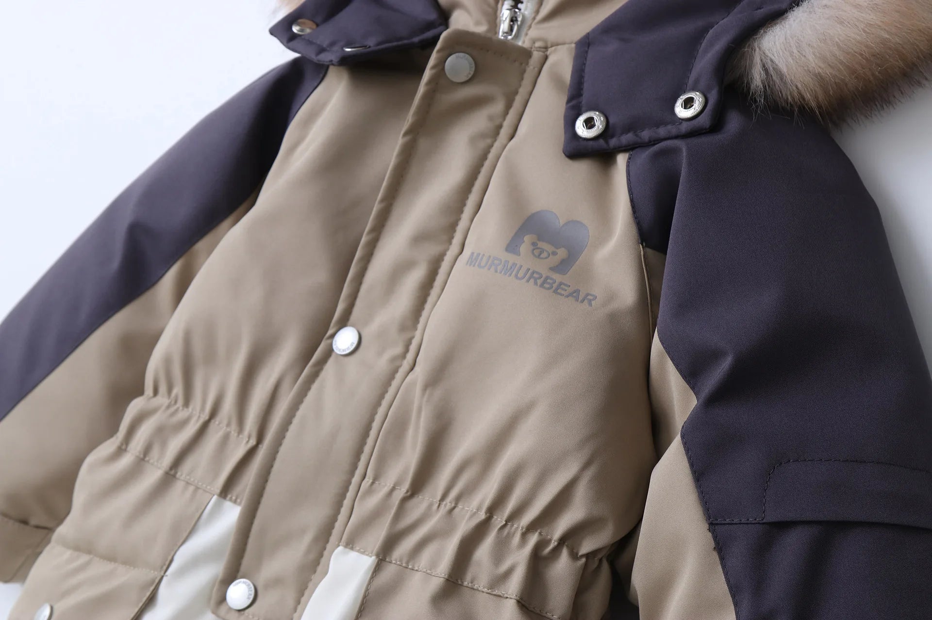 Winter Children's Clothes Snowsuit Boys Fur Lining Overalls Thicken Kids Snowsuit Hooded Ski Suit Girls Warm Jumpsuit 4-6Y Unisex