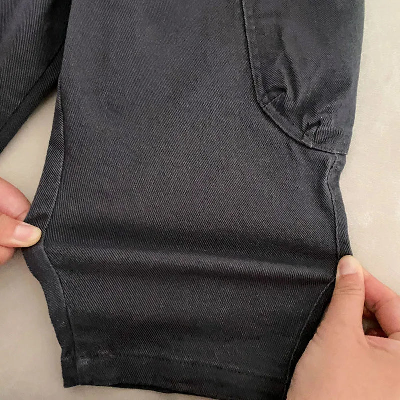 Spring Baby Children's Pants Loose Solid Colour Boys Pants Casual Girls Trousers Kid's Outdoor Pants 1-8Y Unisex