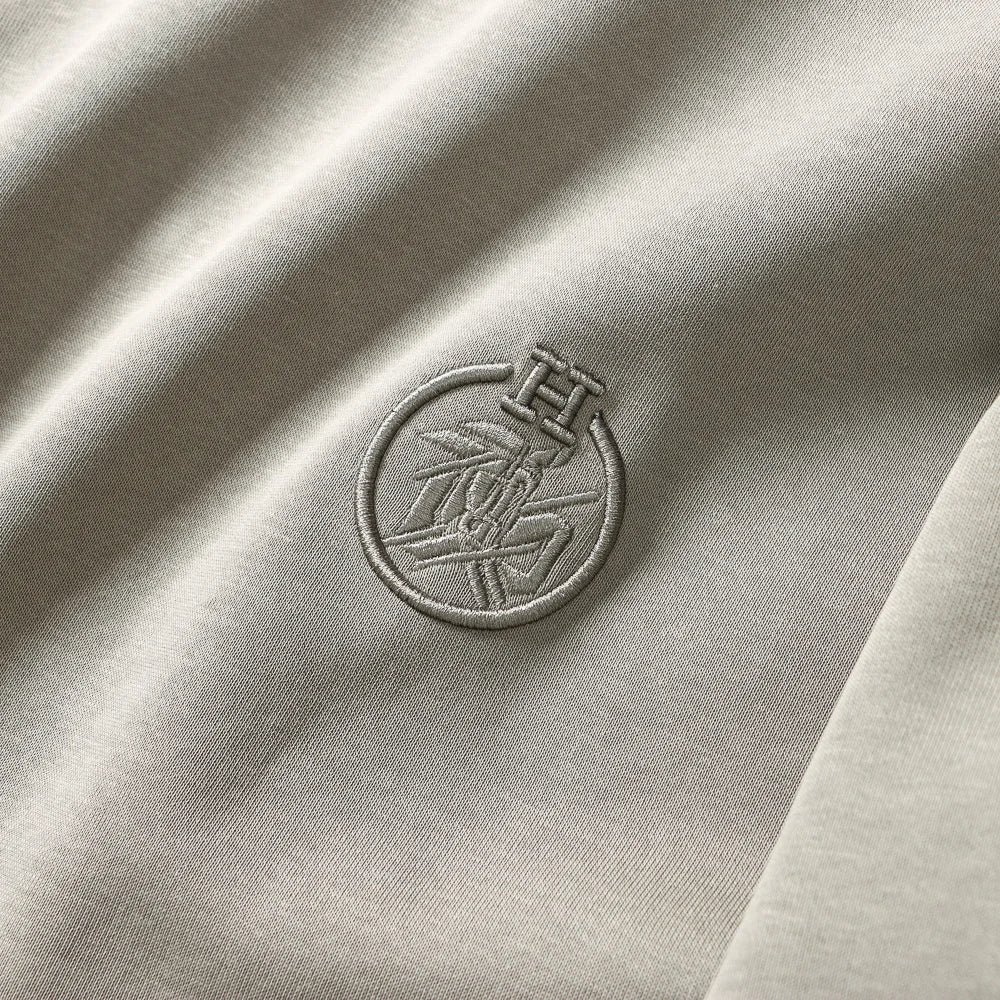 Autumn New American Retro Long Sleeve O-neck Embroidery Sweatshirts Men's Fashion Washed Old Terry Pullover Casual Sportwear