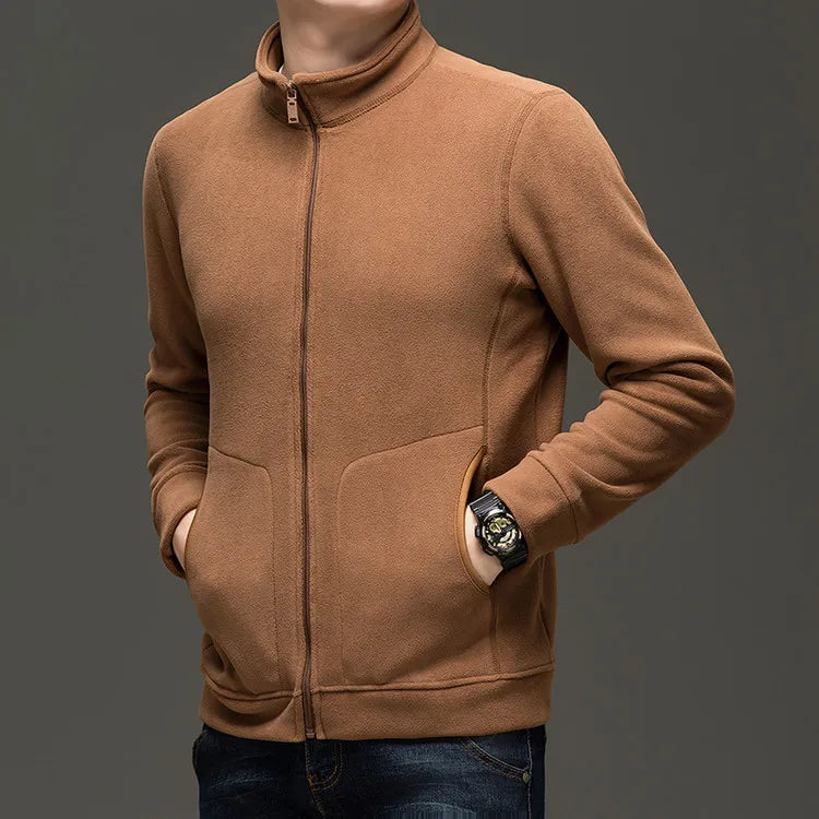 Men's Winter Premium Fleece Jacket - Soft & Warm Top-Ranked Male Essential Casual Top