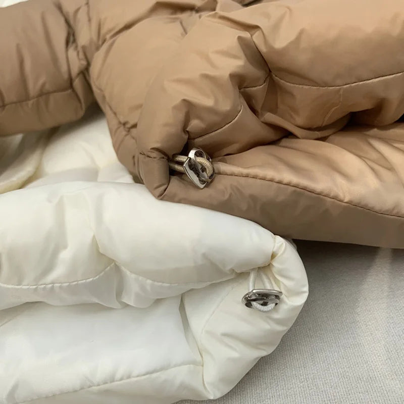 Winter Kids Parkas Korean Style Girls Boys Fur Coat Hoodie Boys Thicken Outerwear 7T Unisex