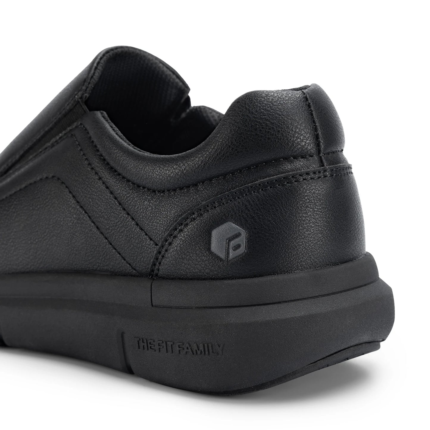 Men's Shoes Wide Width Leather Slip-On Casual Shoes Lightweight For Swollen Feet with Arch Support Pain Relief