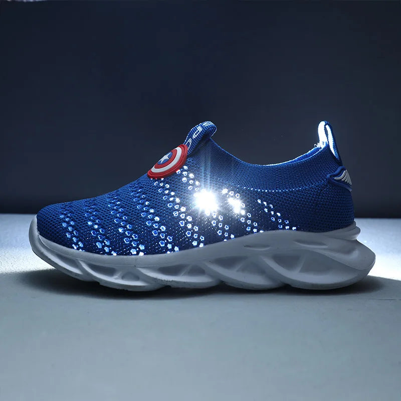Unisex Summer Children Shoes Sport Sneakers Breathable Casual Shoes Mesh Net Cloth Kids' Sports Flat Sneakers