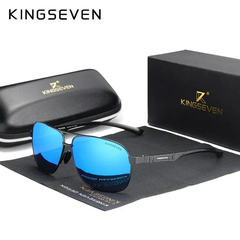 Polarized Aluminum Pilot Sunglasses UV400 HD Lens Men Women Photochromic Outdoor Eyewear Anti-Reflective Night Vision