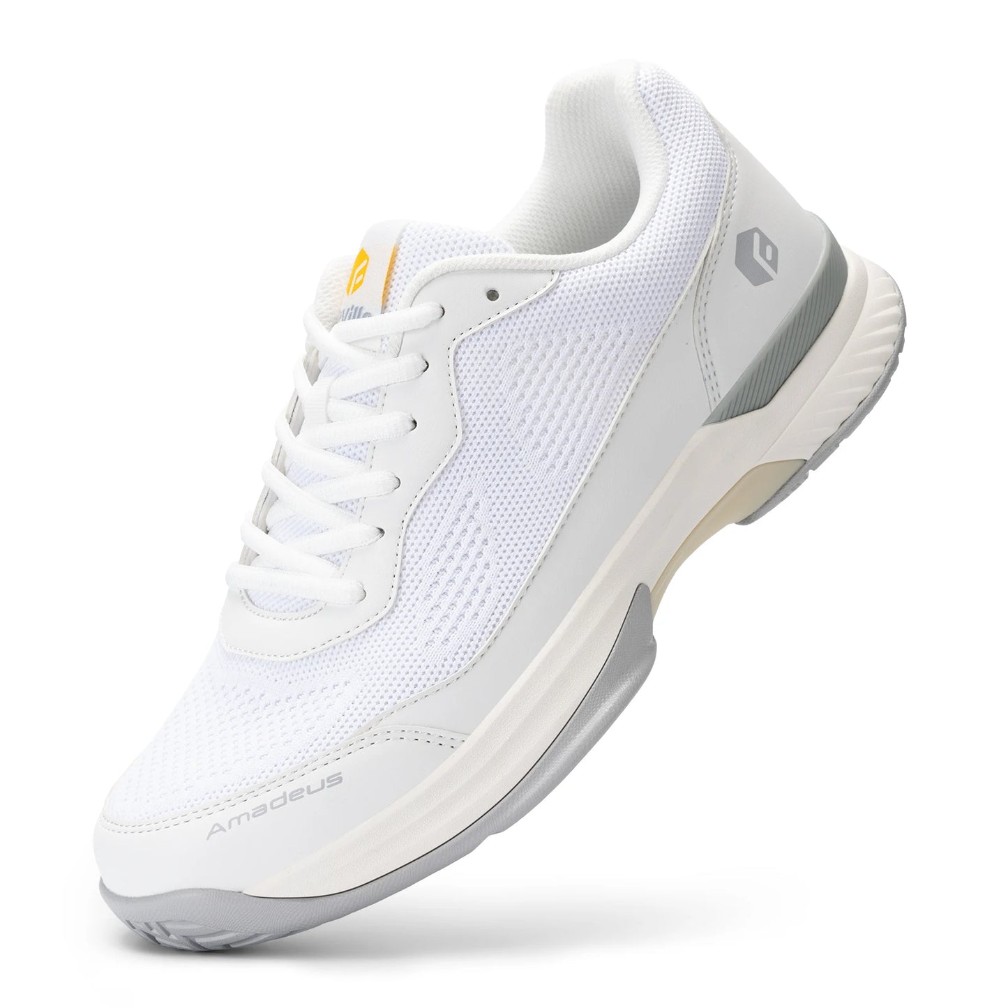 Women's Wide Fit Pickleball Shoes Tennis Court Shoes Athletic Shoe Court Squash Sneakers for Fat Feet Racquet Sports