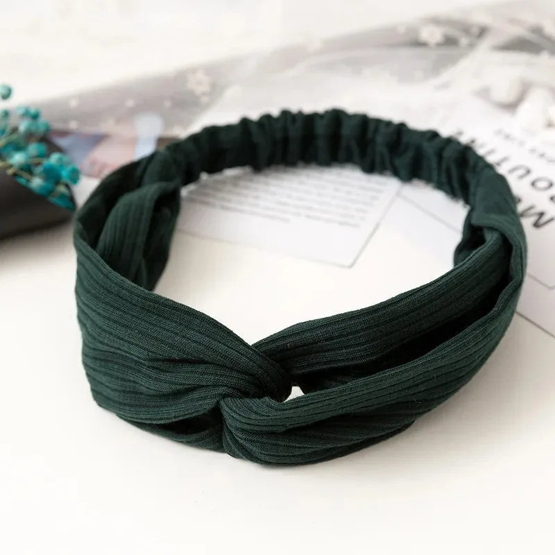 Mode Dames Boheemse Hoofdbanden Zomer Stijl Kruis Tulband Bandage Bandana's Multifunctionele Haaraccessoires voor Meisjes