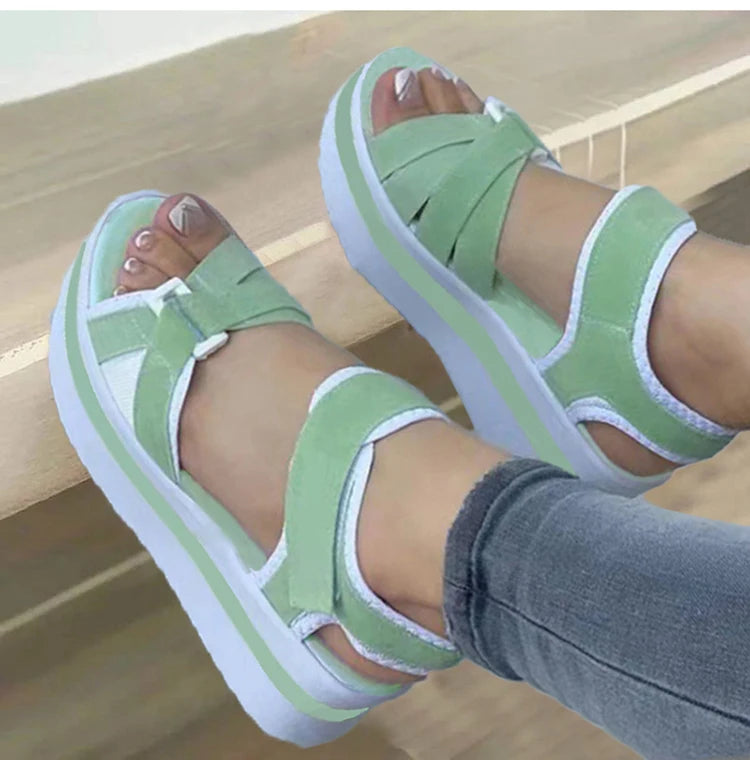 Summer Shoes Women Sandals Party Women's Sandals Outdoor Women Shoe Wedge Sandals Woman Retro Footwear Sandal Women Female