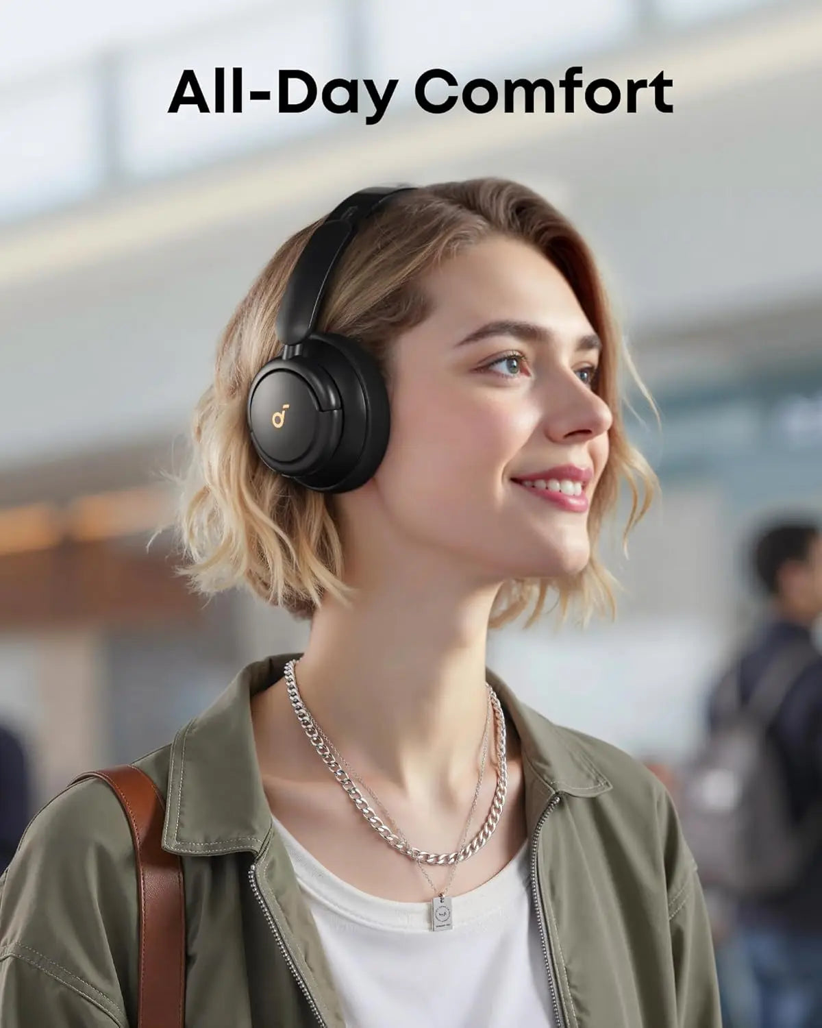 Soundcore by Anker Life Q30 Hybrid Active Noise Cancelling Headphones Wireless Bluetooth Headphones Over Ear Headset Earphone