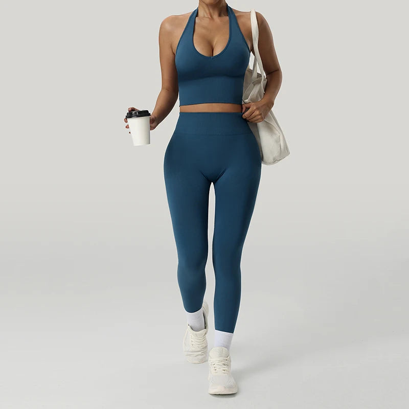 Seamless Sports Bra Women Impact Strappy Gym Top Yoga Activewear Woman Tank Tops Fitness Workout Clothing Gym Sportswear