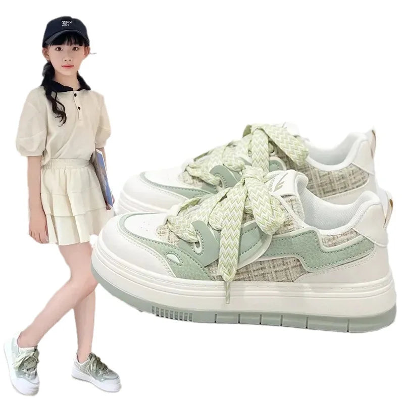 Kids Non Slip Lightweight Sneakers for Boys and Girls Breathable Outdoor Sports Shoes for School Skate and Casual Wear