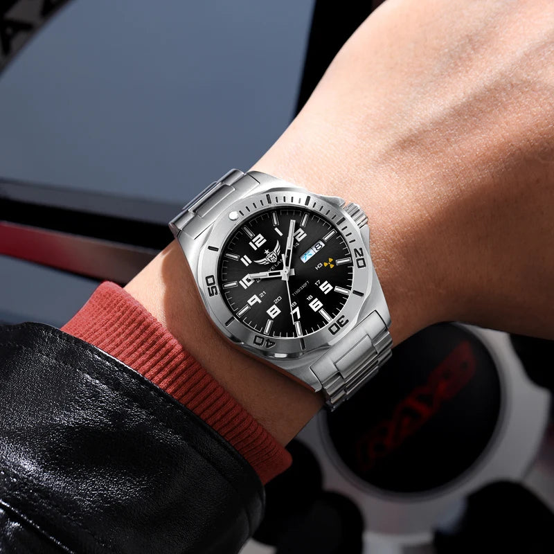 YELANG Watch Men's 44MM Mechanical Wristwatches Luxury Sapphire Glass AR Coated Automatic Watches 10BAR Waterproof Watch For Men