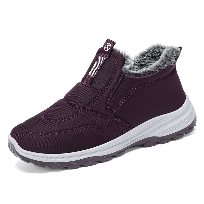 Boots Women Platform Snow New Women Shoes Slip On Women's Boots Fur Ankle Boots Casual Plush Botas Unisex Shoes Winter Boots