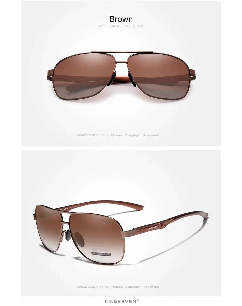 Polarized Aluminum Pilot Sunglasses UV400 HD Lens Men Women Photochromic Outdoor Eyewear Anti-Reflective Night Vision