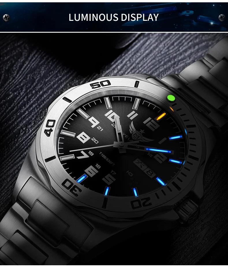 YELANG Watch Men's 44MM Mechanical Wristwatches Luxury Sapphire Glass AR Coated Automatic Watches 10BAR Waterproof Watch For Men