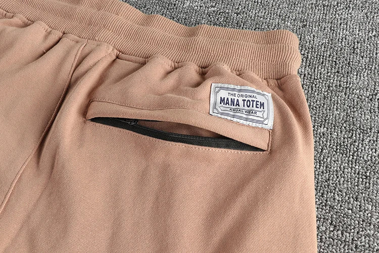 Herfst Nieuwe Amerikaanse Retro Badstof Effen Kleur Joggingbroek Heren Eenvoudige Gewassen Trekkoord Casual Sport Jeugd Enkelband Broek
