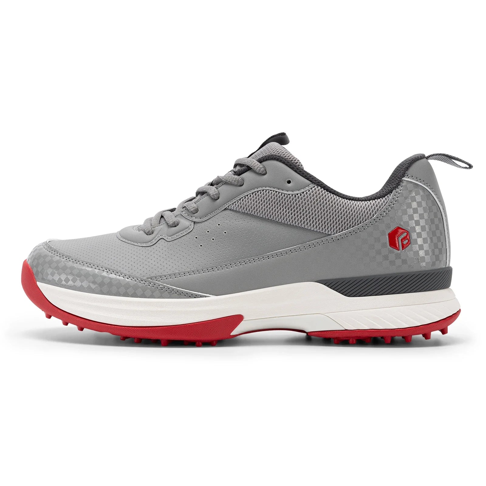 Men's Wide Golf Shoes Professional Outdoor Water Resistant Golf Shoes for Course with Spikes