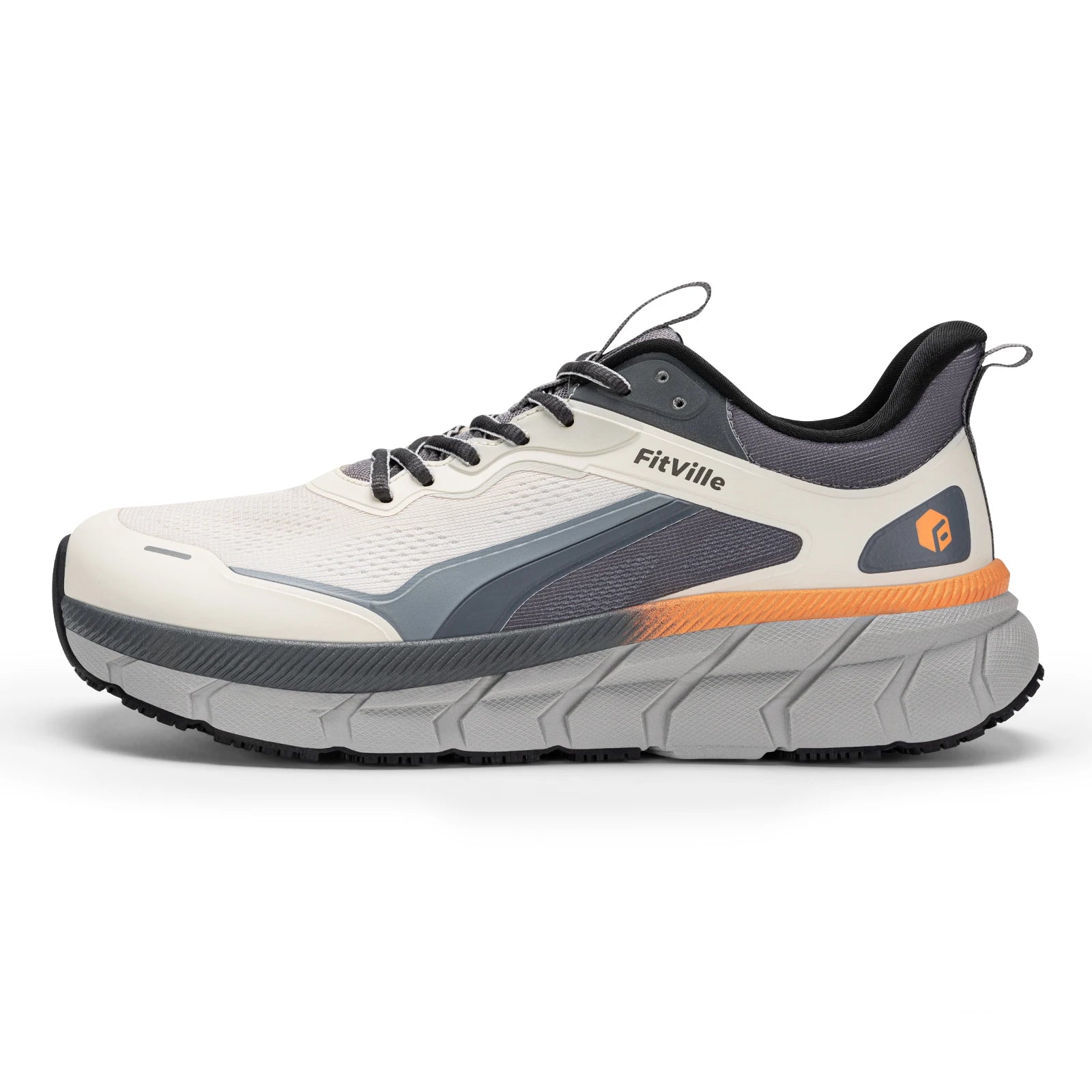 Men's Wide Well-Cushioned And Non-Slip Toe Box Sneakers - Lightweight & Breathable Running Shoes For Swollen feet