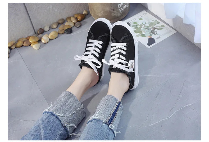 Women's Sneakers Fashion New Woman Shoes Trainers Womens Sneakers Casual Shoes Slip On Flat Zapatos De Mujer Sneaker Woman
