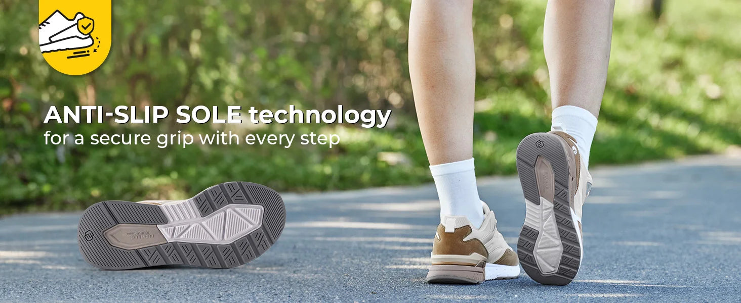Women's Widened And Breathable Walking & Running Shoes - Lightweight Sports Shoes For Plantar Fasciitis