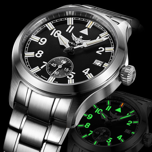 Yelang V1023 Men Watch Japanese VL58 Movement Casual Men's Quartz Watch 10ATM 100m Waterproof Luminous Sports Watch Sapphire