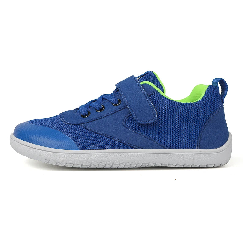 Boys Girls Wide Toe Barefoot Sneakers Minimalist Lightweight Non Slip Kids Walking Skate Shoes Comfortable Breathable Soft