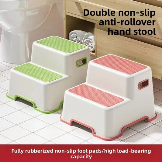 Ladder Stool Two-step Ladder Step Foot Pedal High And Low Stool Ladder Chair Dual-purpose Kitchen Climbing Stool