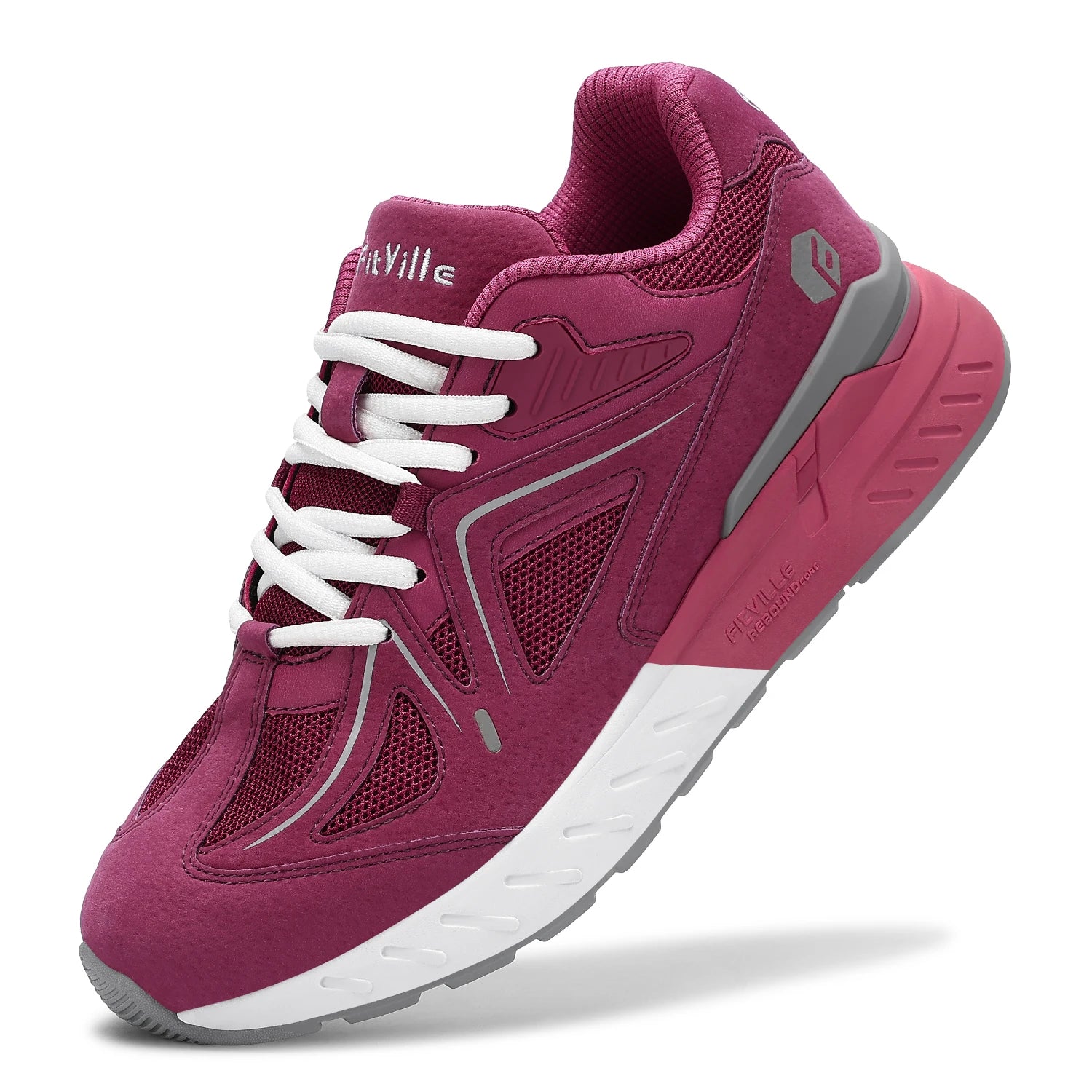 Women's Wide Width Walking Sneakers For Flat Foot, Plantar Fasciitis And Heel Pain Relieve - Lightweight Anti-Slip Shoes