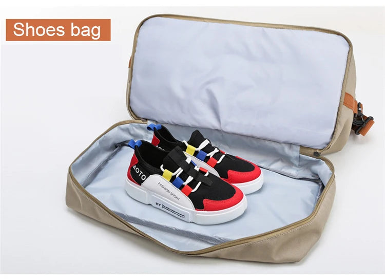 Travel And Portable Fitness Sports Bag With Shoulder Crossbody Feature - Chest & Handbag Duffle Carry On Weekender Bag