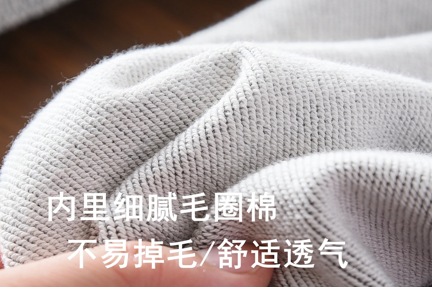 Spring New American Retro Terry Cloth Letter Embroidery Sweatpants Men's Simple Washed Drawstring Casual Sports Ankle-tied Pants
