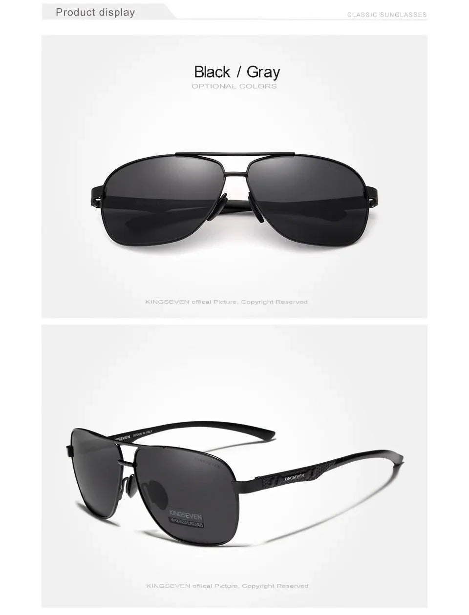 Polarized Aluminum Pilot Sunglasses UV400 HD Lens Men Women Photochromic Outdoor Eyewear Anti-Reflective Night Vision