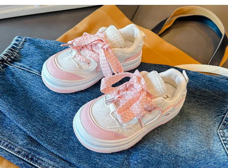 Kids Non Slip Lightweight Sneakers for Boys and Girls Breathable Outdoor Sports Shoes for School Skate and Casual Wear