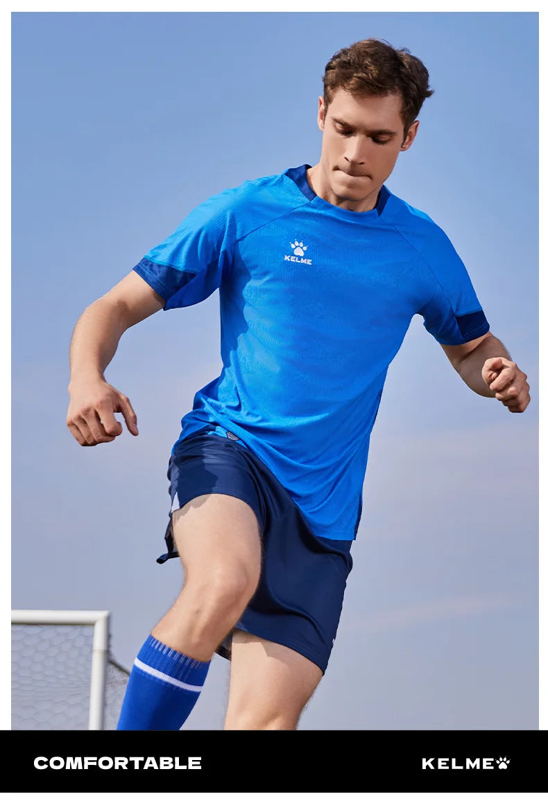 Men's Football Jersey Customized Short Sleeved Shirt For Adult Training Matches Soccer Jersey Top