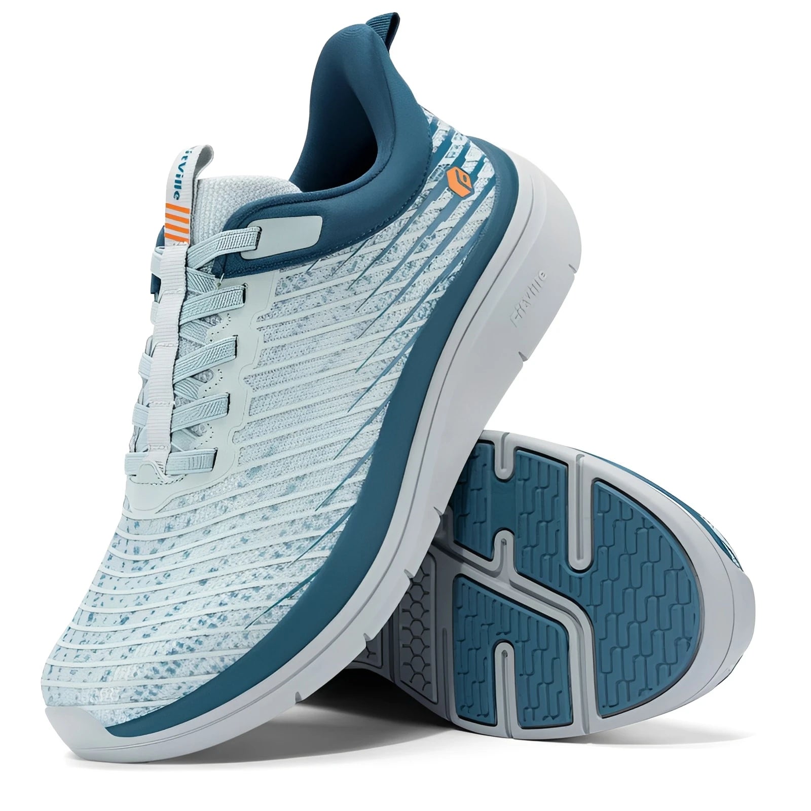Men’s Wide Fit Walking Shoes – Breathable Lightweight Sneakers with Arch Support & Shock Absorption for Flat Feet