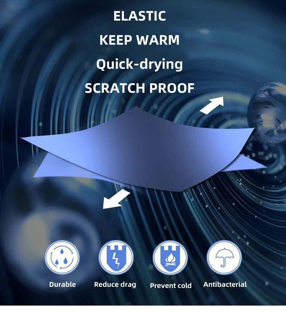 Thermal Swimming Full Body Wetsuits For Freediving Swimming, Surfing, Snorkelling, & Spearfishing - Sizes 3mm/2mm Neoprene