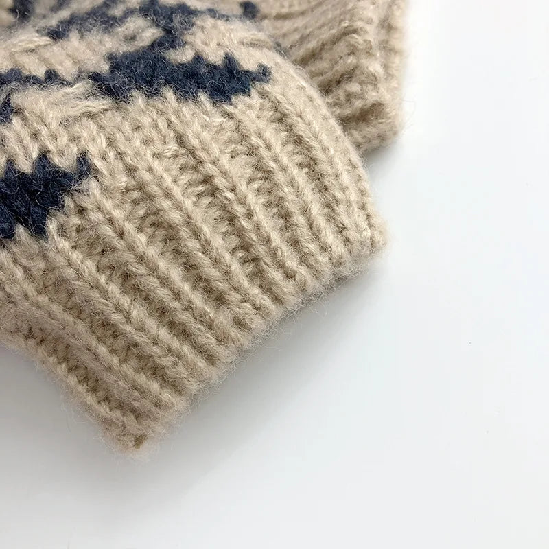 Autumn New Kids Clothing Boys Girls Sweaters Warm Knit Pullover 1-6 Years Unisex