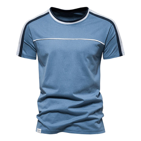 Fashion Designer Cotton T Shirt Men Short Sleeve Casual Sport Summer Tops Tee Shirts Brand Quality Men Clothing