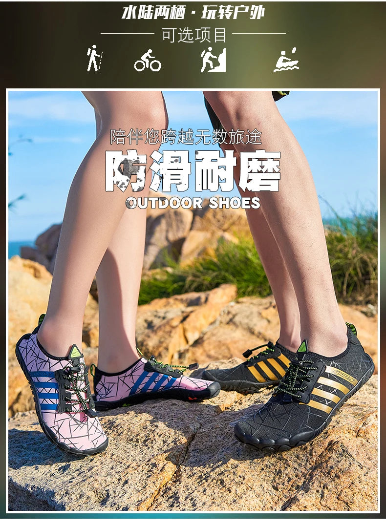 Unisex Quick-Dry Water Shoes – Lightweight Aqua Sneakers for Beach, Swimming, Surfing & Water Sports