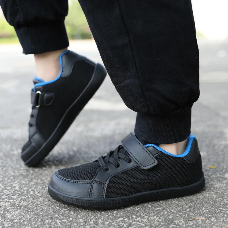 Breathable Barefoot Shoes Lightweight Knitting Sneakers for Sports Running Tennis Wide Toe All Ages Adult Kids Sizes Zero Drop