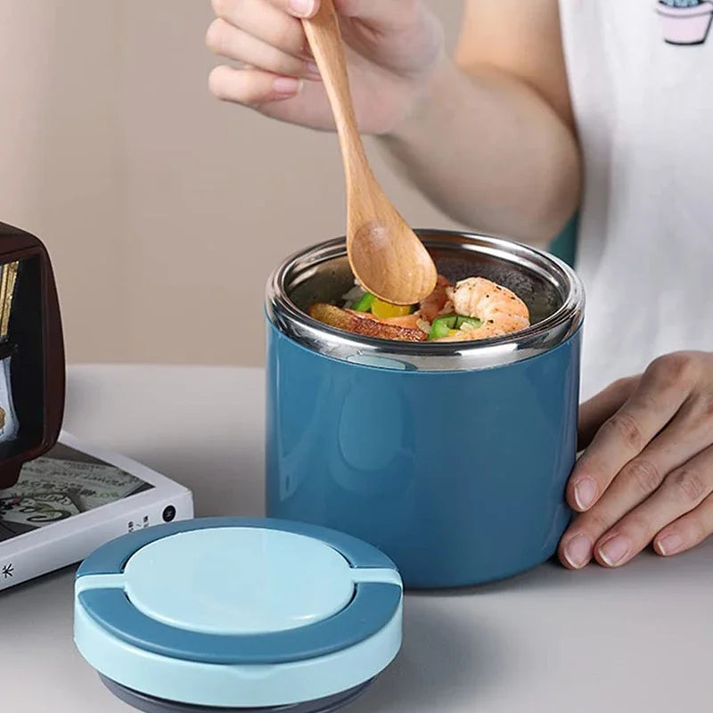 630/1000ML Voedselthermische pot Geïsoleerde soepbeker Thermoscontainers RVS Lunchbox Thermo Houdt Warm voor Schoolkinderen