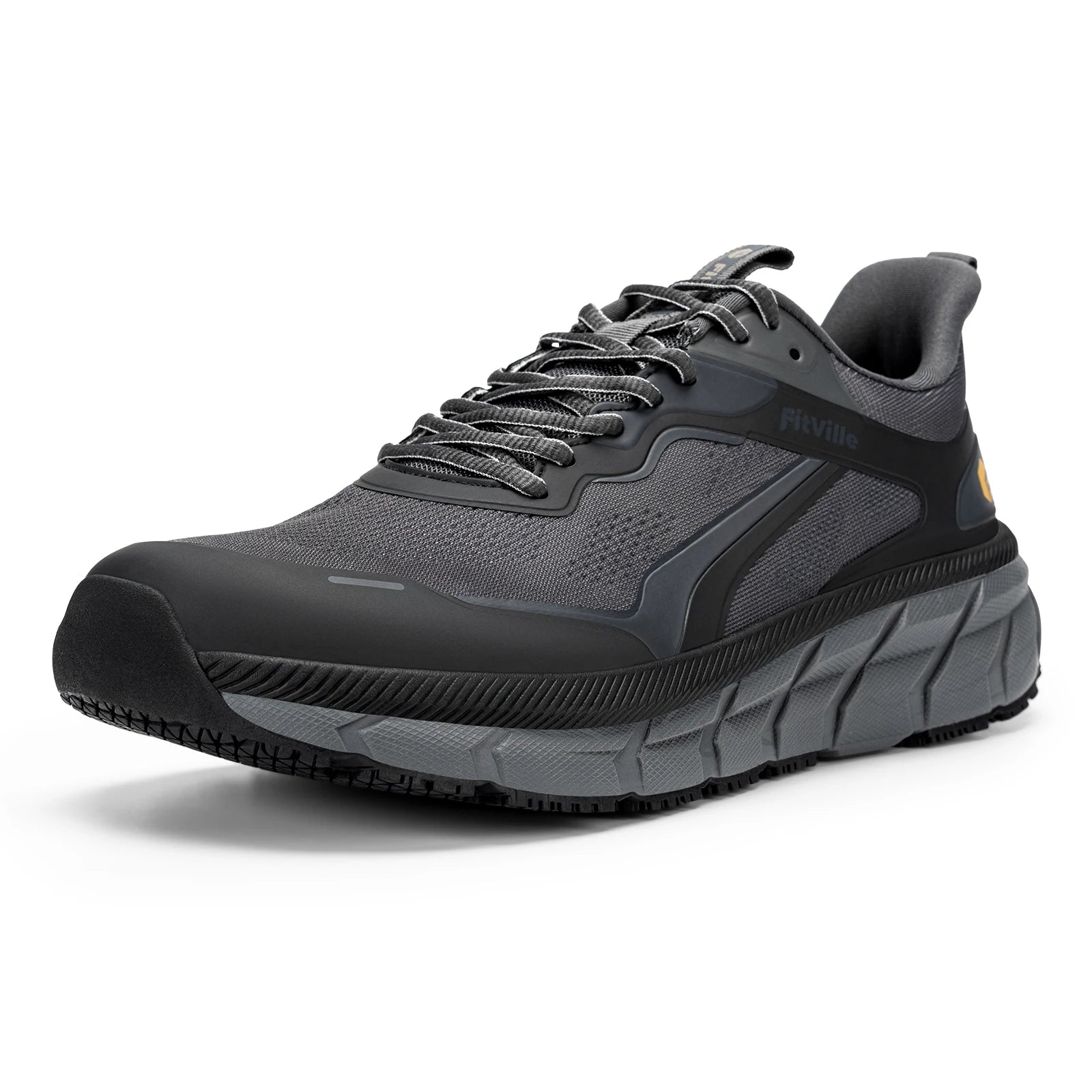 Men's Wide Well-Cushioned And Non-Slip Toe Box Sneakers - Lightweight & Breathable Running Shoes For Swollen feet