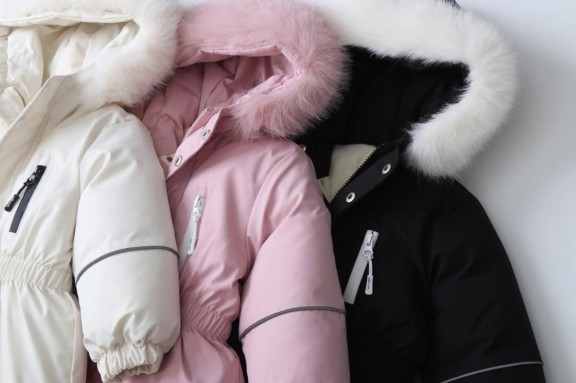 Winter Kid's Ski Suit Polar Fleece Lining Girls Jumpsuit Boys Waterproof Warm Overalls Children's Hooded Sportwear 2-5Y Unisex