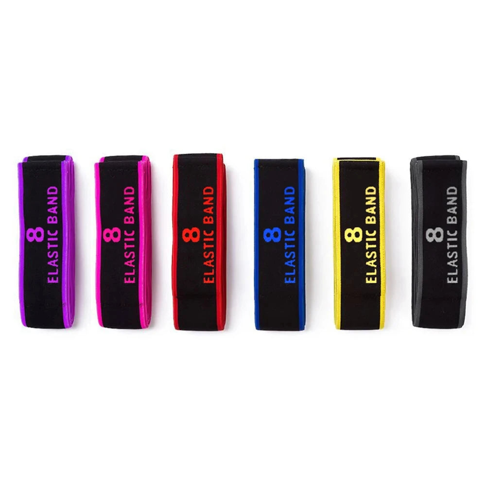 8 Section Style Dance Resistance Band Yoga Stretching Pilates Fitness Digital Elasticity Elastic Stretch Training Tension Belt