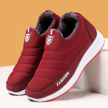 Snow Boots Woman 2025 Trend Woman Shoes Slip On Women Shoes Fur Platform Ankle Boots Flat Winter Boots Women Botas Mujer