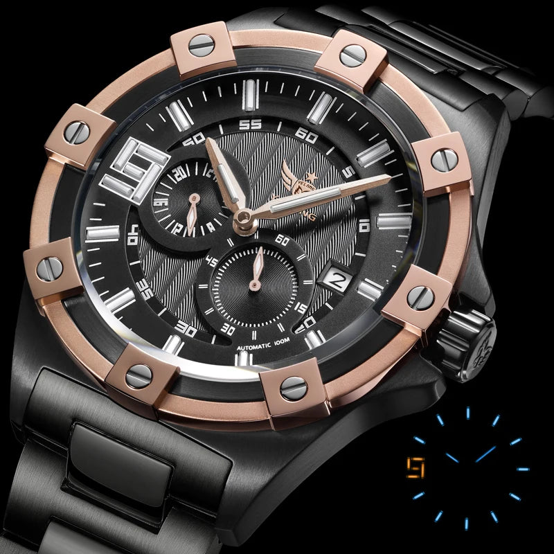 Yelang V1030 Men Brand Watches Japan MIYOTA 8219 Automatic Mechanical Luxury Wristwatch Swiss Luminous Waterproof T100 Watch