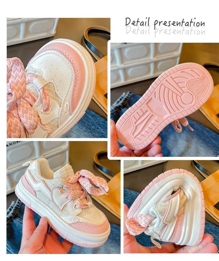 Kids Non Slip Lightweight Sneakers for Boys and Girls Breathable Outdoor Sports Shoes for School Skate and Casual Wear