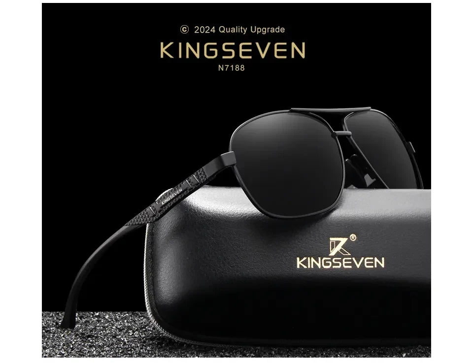 Polarized Aluminum Pilot Sunglasses UV400 HD Lens Men Women Photochromic Outdoor Eyewear Anti-Reflective Night Vision