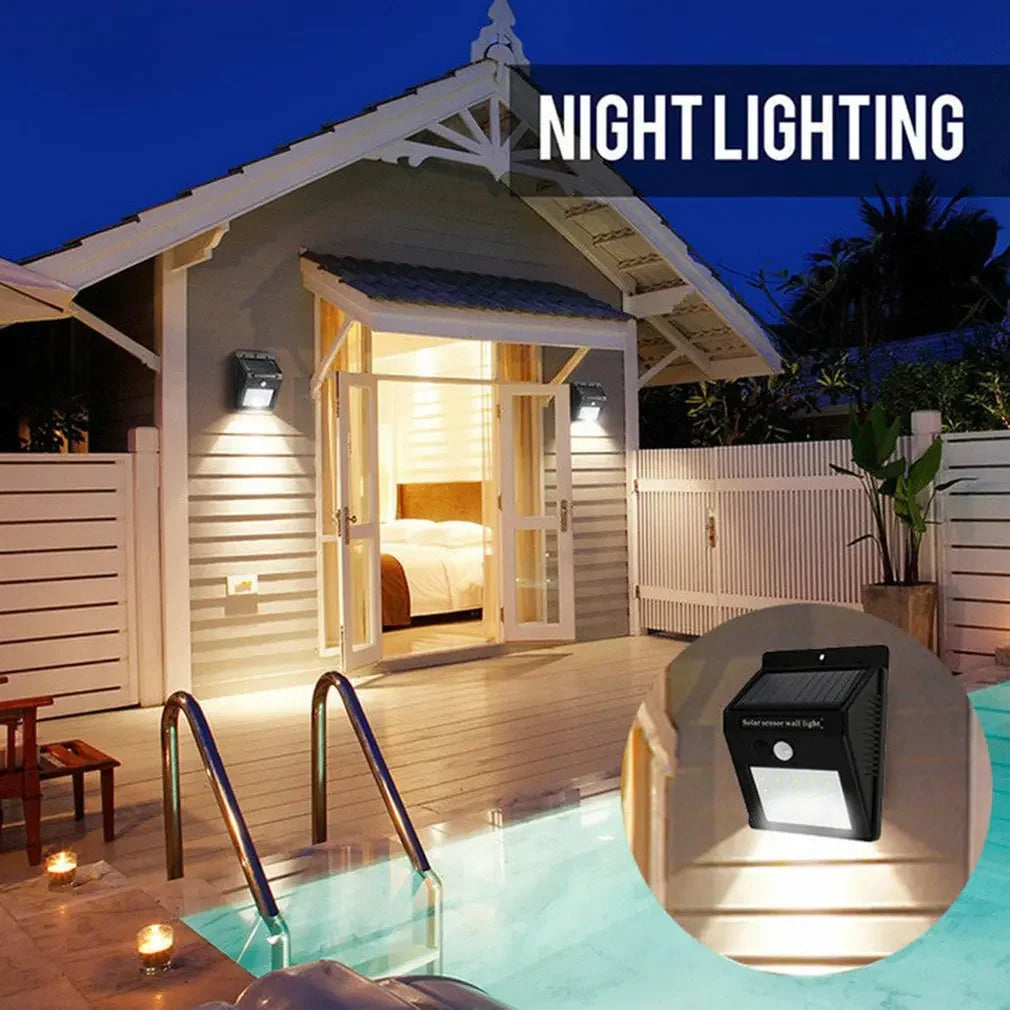 LED Solar Light 25/30 LEDs Wireless Motion Sensor Light Waterproof Solar Outdoor Lights Garden Decoration Spotlights Wall Lamp
