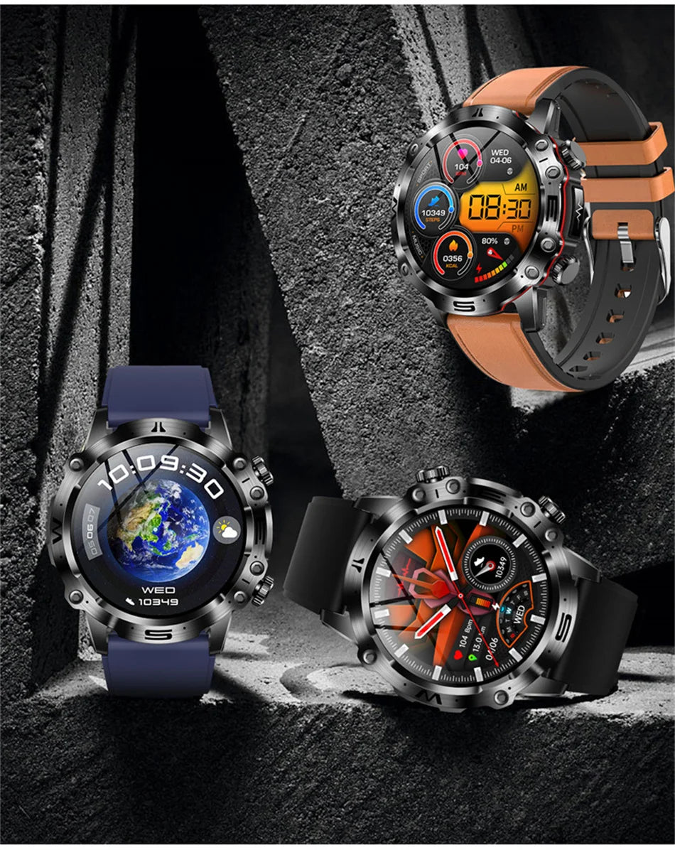 2025 Nieuwe Smart Watch Monitoring Bloeddruk Urinezuur ECG + PPG Fitness Tracker Klok Bluetooth Call Health Smartwatch Voor Mannen