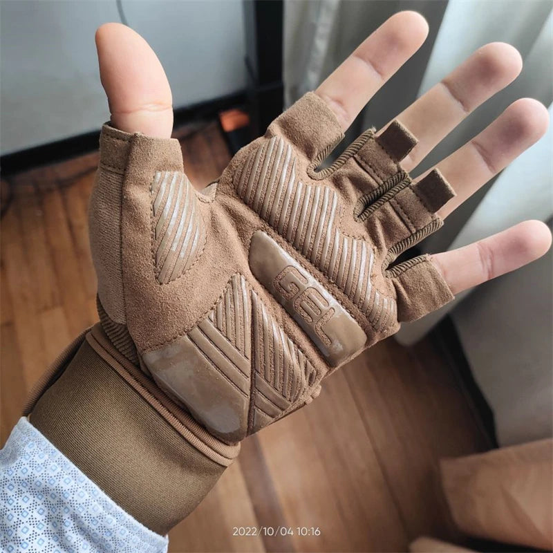 Anti-Slip Gym Gloves For Firm Grip on Bodybuilding And Weightlifting Equipment -  Suitable For Dumbbell Trainings, CrossFit Pull Ups & Workout Exercises